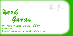 mark garas business card